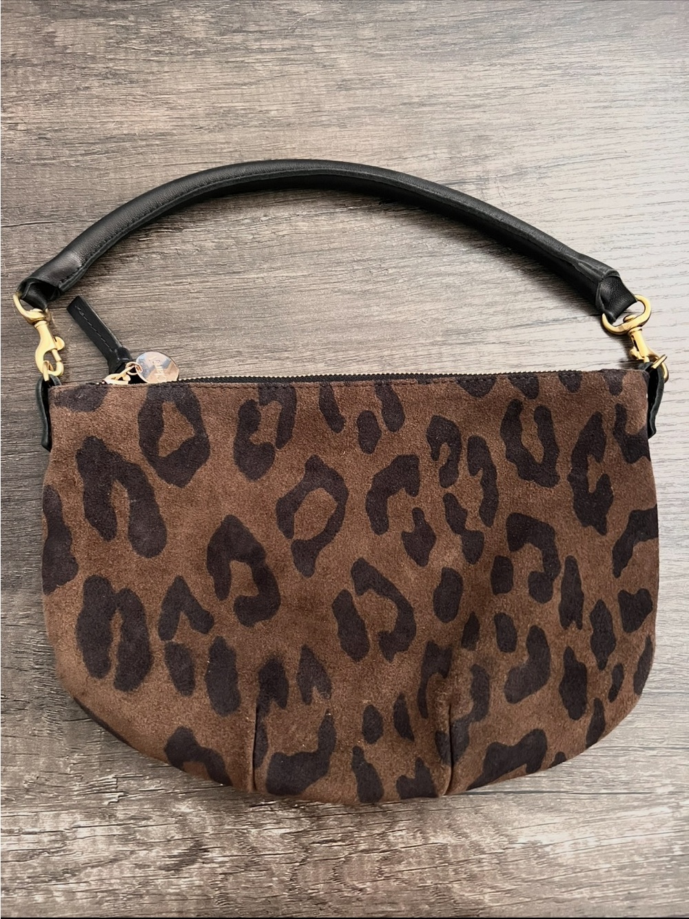 Clare V. Leopard Mini Moyen